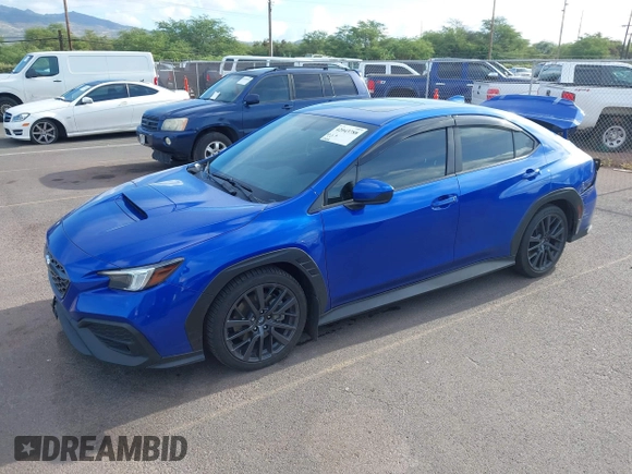 2022 Subaru WRX Premium with VIN JF1VBAF66N9022448, listed as a IAAI auction lot 42043788 with 38,018 mi miles and . Bid and sale history available at DreamBid. Image 17.