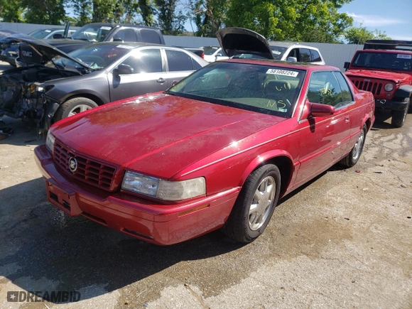 2000 Cadillac Eldorado Touring with VIN 1G6ET129XYU191433, listed as a Copart auction lot 58108224 with NaN miles and Salvage Title. Bid and sale history available at carsss.com. Image 1.