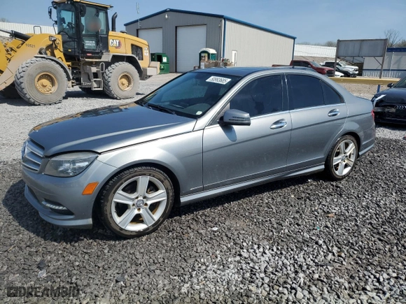 2011 Mercedes-Benz C-Class C 300 Sport with VIN WDDGF8BB2BR150769, listed as a Copart auction lot 50993685 with 128,316 mi miles and Salvage Title. Bid and sale history available at carsss.com. Image 1.
