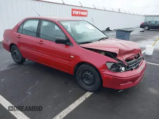 2003 Mitsubishi Lancer ES with VIN JA3AJ26E13U107196, listed as a IAAI auction lot 41745889 with 182,515 mi miles. Bid and sale history available at carsss.com. Image 1.