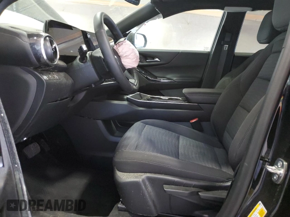 2025 Chevrolet Equinox FWD LT with VIN 3GNAXHEG7SL221483, listed as a Copart auction lot 54691705 with 5,524 mi miles and Salvage Title. Bid and sale history available at DreamBid. Image 7.
