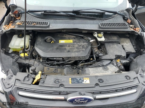 2014 Ford Escape SE with VIN 1FMCU0GX3EUC58979, listed as a Copart auction lot 46431095 with 0 mi miles and Salvage Title. Bid and sale history available at carsss.com. Image 12.