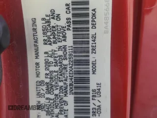 2010 Toyota Corolla with VIN 1NXBU4EEXAZ259111, listed as a Copart auction lot 48801635 with 174,199 mi miles and Salvage Title. Bid and sale history available at carsss.com. Image 14.