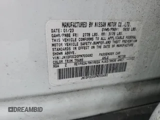 2023 Nissan ARIYA Platinum+ z VIN JN1DF0CD0PM700492, wystawiony jako Copart lot #54740585 z przebiegiem 22 670 mil mil oraz Szkoda całkowita • Salvage title. Historia ofert i sprzedaży dostępna na DreamBid. Obrazek 13.