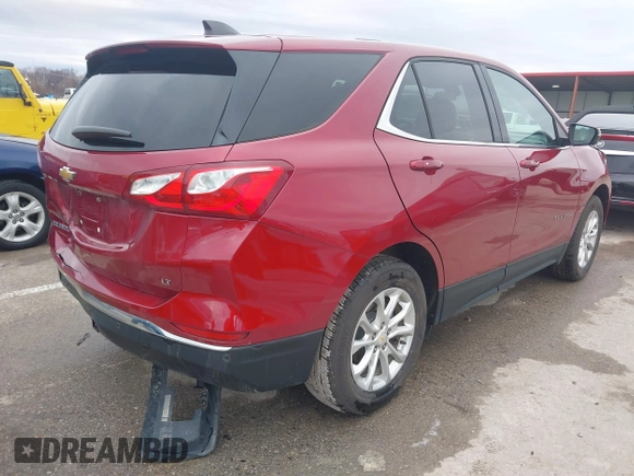 2019 Chevrolet Equinox LT with VIN 2GNAXKEVXK6297943, listed as a IAAI auction lot 41527722 with 85,090 mi miles and . Bid and sale history available at DreamBid. Image 4.