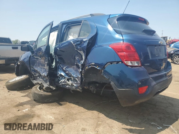 2020 Chevrolet Trax LT with VIN KL7CJLSB1LB333307, listed as a Copart auction lot 58828445 with 64,393 mi miles and Non repairable. Bid and sale history available at DreamBid. Image 2.