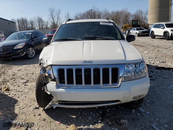 2004 Jeep Grand Cherokee Limited with VIN 1J4GW58N14C358734, listed as a Copart auction lot 52553575 with 156,211 mi miles and Clean Title. Bid and sale history available at carsss.com. Image 5.