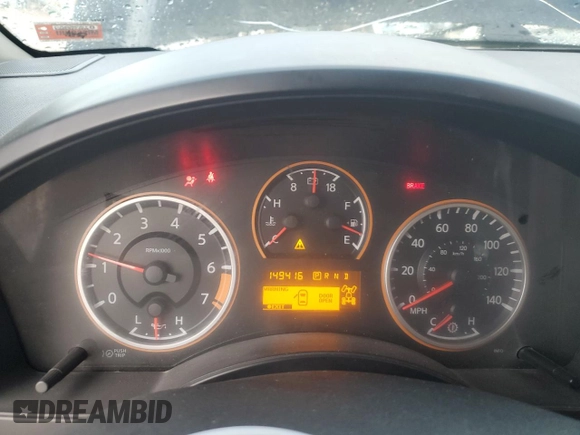 2015 Nissan Titan SV z VIN 1N6BA0EC0FN503240, wystawiony jako Copart lot #72539284 z przebiegiem 149 416 mil mil oraz Szkoda całkowita • Salvage title. Historia ofert i sprzedaży dostępna na DreamBid. Obrazek 9.