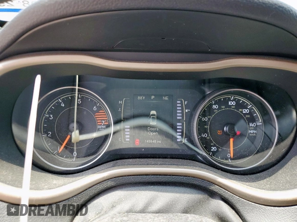2016 Jeep Cherokee Latitude with VIN 1C4PJLCB8GW377953, listed as a Copart auction lot 57815025 with 143,848 mi miles and Salvage title. Bid and sale history available at DreamBid. Image 9.