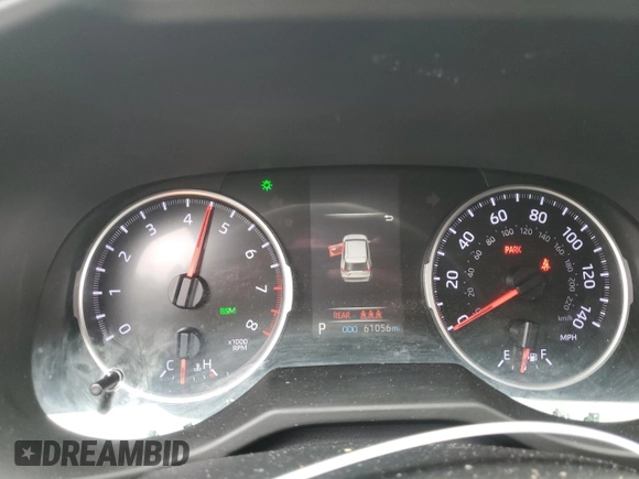 2019 Toyota RAV4 XLE with VIN 2T3P1RFVXKC026527, listed as a Copart auction lot 63665935 with 61,056 mi miles and Salvage title. Bid and sale history available at DreamBid. Image 9.