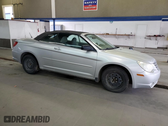2008 Chrysler Sebring LX with VIN 1C3LC45K78N675207, listed as a Copart auction lot 57565874 with 187,308 mi miles and Clean Title. Bid and sale history available at carsss.com. Image 4.