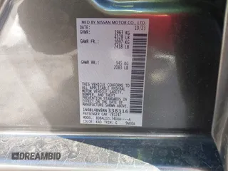 2024 Nissan Altima S with VIN 1N4BL4BV8RN338316, listed as a IAAI auction lot 41631110 with 20,431 mi miles and . Bid and sale history available at carsss.com. Image 9.