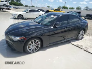 2019 Alfa Romeo Giulia with VIN ZARFAMAN7K7598712, listed as a Copart auction lot 61589905 with Not provided miles and Clean title. Bid and sale history available at DreamBid. Image 1.