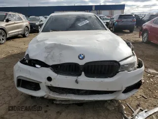 2019 BMW 5 Series M550i xDrive with VIN WBAJB9C58KB287991, listed as a Copart auction lot 53206135 with Not provided miles and Salvage title. Bid and sale history available at DreamBid. Image 5.