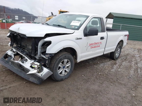 2019 Ford F-150 XL with VIN 1FTMF1EBXKKE23997, listed as a IAAI auction lot 41571221 with 53,964 mi miles and . Bid and sale history available at DreamBid. Image 18.