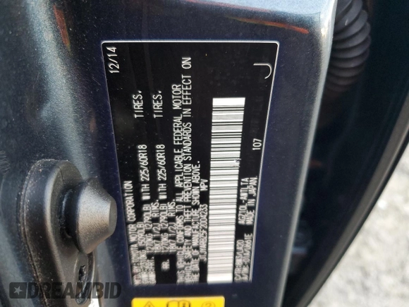 2015 Lexus NX 200t z VIN JTJYARBZ5F2004233, wystawiony jako Copart lot #46116075 z przebiegiem 56 834 mil mil oraz Szkoda całkowita • Salvage title. Historia ofert i sprzedaży dostępna na DreamBid. Obrazek 13.
