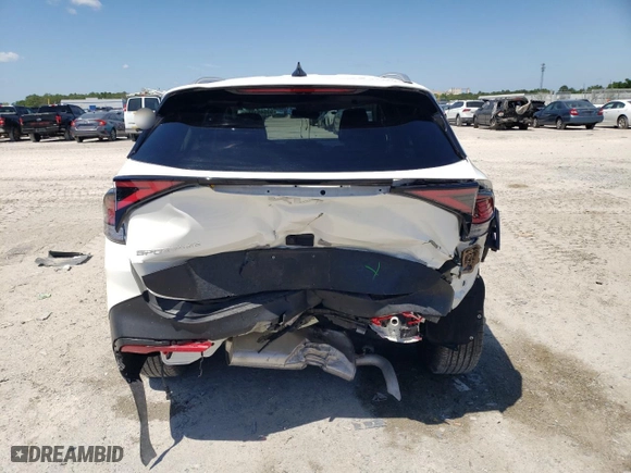 2023 Kia Sportage Hybrid EX with VIN KNDPVCAG2P7057315, listed as a Copart auction lot 53549165 with 11,453 mi miles and Non Repairable. Bid and sale history available at carsss.com. Image 6.