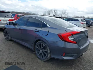 2020 Honda Civic Sedan Sport with VIN 2HGFC2F83LH540535, listed as a IAAI auction lot 41730827 with 80,648 mi miles. Bid and sale history available at carsss.com. Image 3.