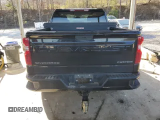 2023 Chevrolet Silverado 1500 Custom with VIN 3GCPDBEK0PG168722, listed as a Copart auction lot 48899655 with 80,007 mi miles and Salvage Title. Bid and sale history available at DreamBid. Image 6.