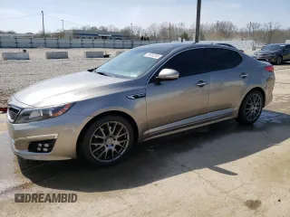 2015 Kia Optima SXL Turbo with VIN 5XXGR4A6XFG401495, listed as a Copart auction lot 50052205 with 172,747 mi miles and Salvage Title. Bid and sale history available at DreamBid. Image 1.