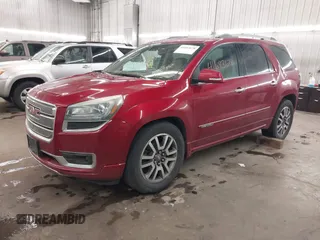 2014 GMC Acadia Denali with VIN 1GKKVTKD0EJ120088, listed as a IAAI auction lot 41683678 with 202,214 mi miles and . Bid and sale history available at carsss.com. Image 18.