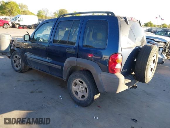 2004 Jeep Liberty Sport with VIN 1J4GK48K14W204969, listed as a IAAI auction lot 41828776 with 133,746 mi miles and . Bid and sale history available at DreamBid. Image 3.