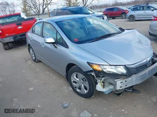 2012 Honda Civic Sdn LX with VIN 19XFB2F50CE106754, listed as a IAAI auction lot 41719578 with 138,837 mi miles. Bid and sale history available at carsss.com. Image 1.