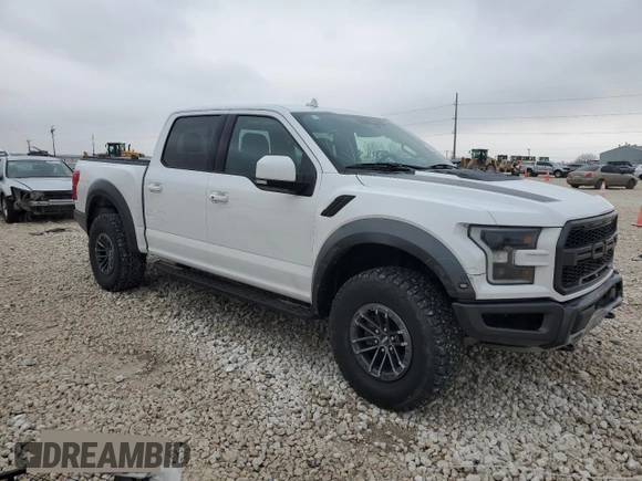 2019 Ford F-150 Raptor with VIN 1FTFW1RG7KFB03737, listed as a Copart auction lot 45483195 with 79,348 mi miles and Salvage Title. Bid and sale history available at carsss.com. Image 4.