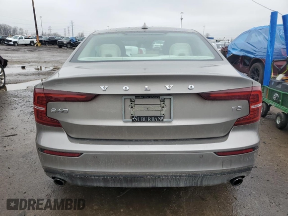 2019 Volvo S60 Momentum with VIN 7JR102FK6KG005305, listed as a Copart auction lot 46680475 with 69,591 mi miles and Salvage Title. Bid and sale history available at carsss.com. Image 6.