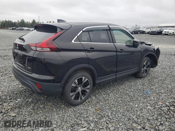 2022 Mitsubishi Eclipse Cross ES with VIN JA4ATUAA0NZ605000, listed as a Copart auction lot 57465995 with 28,712 mi miles and Salvage title. Bid and sale history available at DreamBid. Image 3.
