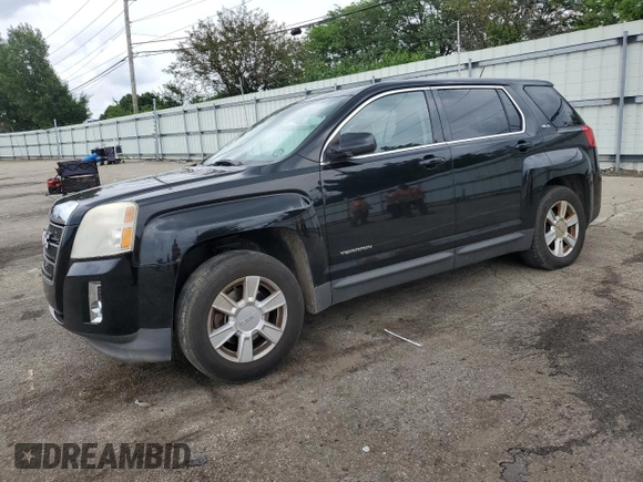 2013 GMC Terrain SLE with VIN 2GKALMEK6D6157594, listed as a Copart auction lot 61379855 with 196,665 mi miles and Salvage title. Bid and sale history available at DreamBid. Image 1.