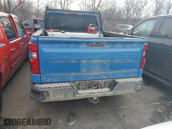 2021 Chevrolet Silverado 1500 LT with VIN 1GCRYDED2MZ159610, listed as a Copart auction lot 88875575 with 96,643 mi miles and Salvage Title. Bid and sale history available at DreamBid. Image 6.