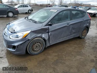 2017 Hyundai Accent Sport with VIN KMHCU5AE1HU334546, listed as a Copart auction lot 50028485 with 170,412 mi miles and Salvage Title. Bid and sale history available at carsss.com. Image 1.