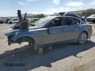 2020 Infiniti Q50 Luxe z VIN JN1EV7AP1LM208819, wystawiony jako Copart lot #53121675 z przebiegiem Nie podano mil oraz Nie do naprawy • Non repairable. Historia ofert i sprzedaży dostępna na DreamBid. Obrazek 1.