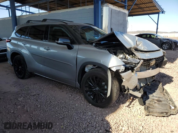 2023 Toyota Highlander L with VIN 5TDKDRAH0PS021900, listed as a Copart auction lot 54471235 with 24,021 mi miles and Salvage title. Bid and sale history available at DreamBid. Image 4.
