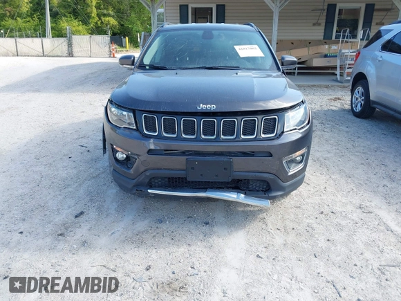 2020 Jeep Compass Limited with VIN 3C4NJCCB4LT218595, listed as a IAAI auction lot 42017002 with 90,737 mi miles and . Bid and sale history available at DreamBid. Image 6.