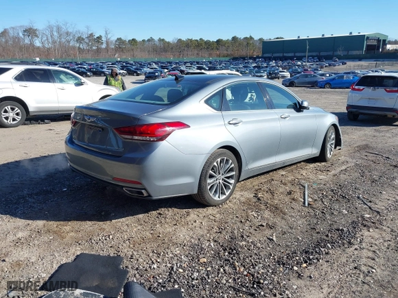 2016 Hyundai Genesis 3.8L with VIN KMHGN4JE3GU137577, listed as a IAAI auction lot 41599851 with 158,011 mi miles. Bid and sale history available at carsss.com. Image 4.
