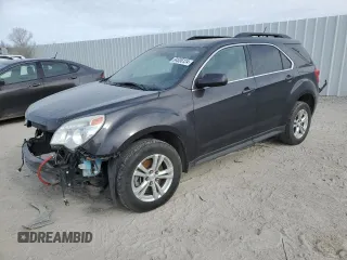 2015 Chevrolet Equinox LT with VIN 2GNFLGEK0F6414164, listed as a Copart auction lot 84536124 with 163,206 mi miles and Salvage Title. Bid and sale history available at carsss.com. Image 1.