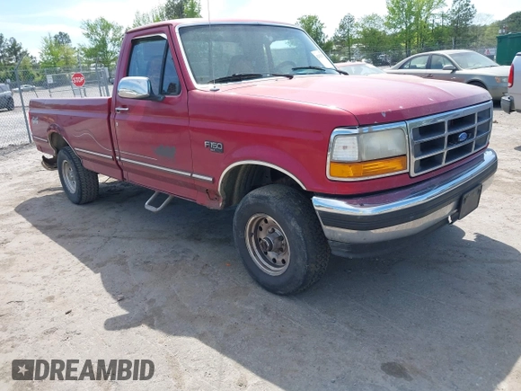 1995 Ford F-150 with VIN 1FTEF14NXSNA06099, listed as a IAAI auction lot 42102587 with Not Provided miles. Bid and sale history available at carsss.com. Image 1.