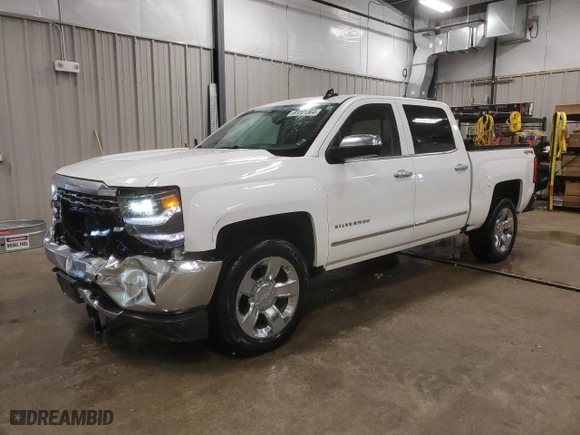 2018 Chevrolet Silverado 1500 LTZ with VIN 3GCUKSEC3JG367787, listed as a Copart auction lot 81201364 with 76,738 mi miles and Salvage Title. Bid and sale history available at carsss.com. Image 1.