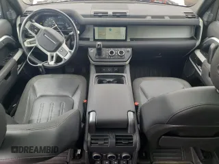2020 Land Rover Defender HSE with VIN SALE1EEU9L2003444, listed as a Copart auction lot 55457225 with 27,092 mi miles and Salvage title. Bid and sale history available at DreamBid. Image 8.