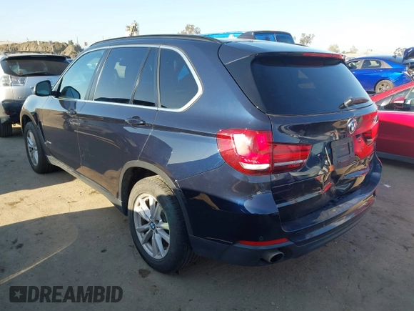 2015 BMW X5 xDrive35i with VIN 5UXKR0C53F0K62348, listed as a IAAI auction lot 41969164 with 122,612 mi miles. Bid and sale history available at carsss.com. Image 3.