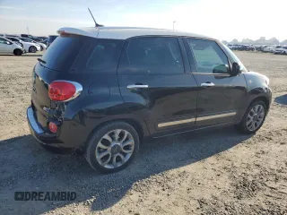 2014 FIAT 500L Lounge with VIN ZFBCFACH4EZ012452, listed as a Copart auction lot 83815124 with 63,341 mi miles and Salvage Title. Bid and sale history available at DreamBid. Image 3.