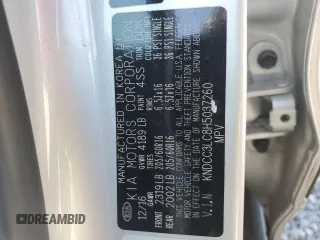 2017 Kia Niro EX with VIN KNDCC3LC8H5037260, listed as a Copart auction lot 48486795 with 58,025 mi miles and Salvage Title. Bid and sale history available at carsss.com. Image 13.