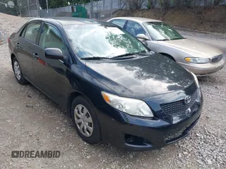 2009 Toyota Corolla with VIN 2T1BU40EX9C134615, listed as a IAAI auction lot 42588560 with 217,657 mi miles and . Bid and sale history available at DreamBid. Image 1.