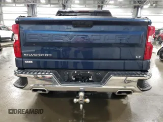 2021 Chevrolet Silverado 1500 LT with VIN 3GCUYDET5MG224130, listed as a Copart auction lot 54740144 with 0 mi miles and Non Repairable. Bid and sale history available at carsss.com. Image 6.