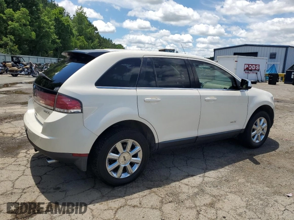 2007 Lincoln MKX with VIN 2LMDU68C47BJ35224, listed as a Copart auction lot 60320885 with Not provided miles and Salvage title. Bid and sale history available at DreamBid. Image 3.