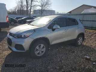 2019 Chevrolet Trax LS with VIN 3GNCJNSB9KL351587, listed as a Copart auction lot 54025945 with 17,083 mi miles and Salvage Title. Bid and sale history available at carsss.com. Image 1.