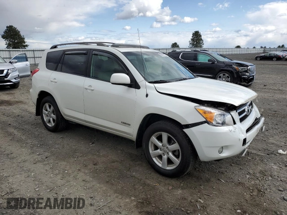 2008 Toyota RAV4 Ltd with VIN JTMBK31V385063171, listed as a Copart auction lot 53847405 with 141,938 mi miles and Salvage Title. Bid and sale history available at carsss.com. Image 4.