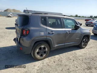 2017 Jeep Renegade Sport with VIN ZACCJAAB1HPF90179, listed as a Copart auction lot 60743035 with 98,776 mi miles and Salvage title. Bid and sale history available at DreamBid. Image 3.